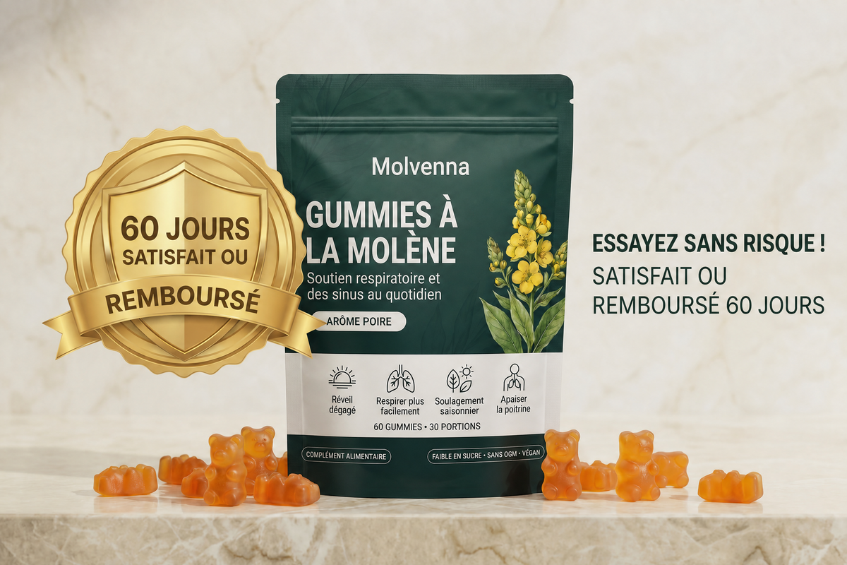 Le sachet de gummies à la molène Molvenna